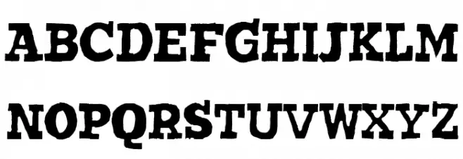 Wantedo Schriftart Groß
