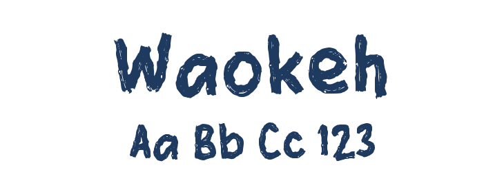 Waokeh Font Preview