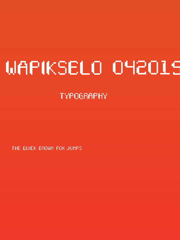 Wapikselo 042015 Poster