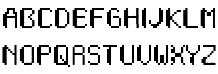 Wapikselo 042015 Font LOWERCASE