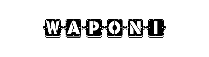 Waponi  フリーフォントのダウンロード