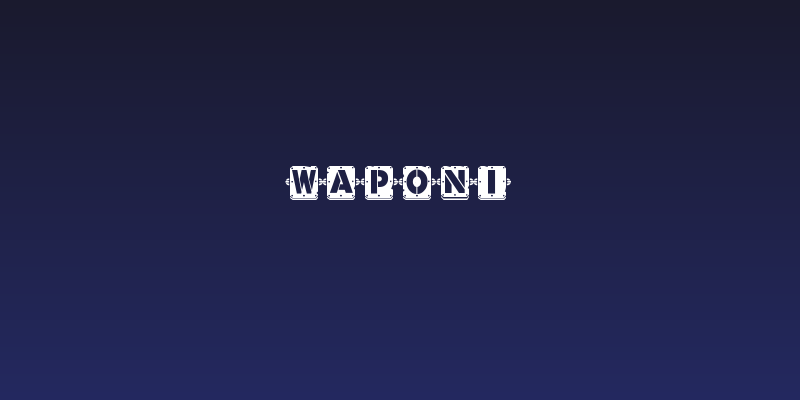 Waponi Social Header