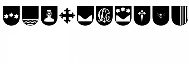 Wappen Font OTHER CHARS