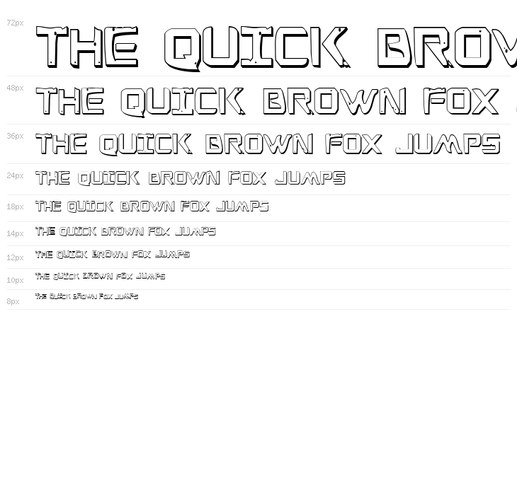 War Eagle 3D Condensed Waterfall