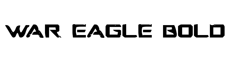 War Eagle Bold  Fuentes Gratis Descargar