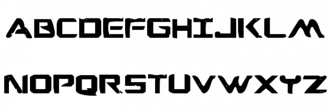 War Eagle Bold Font UPPERCASE