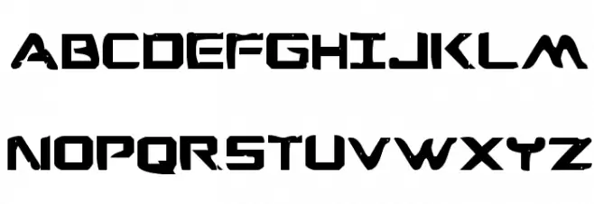 War Eagle Bold Font LOWERCASE