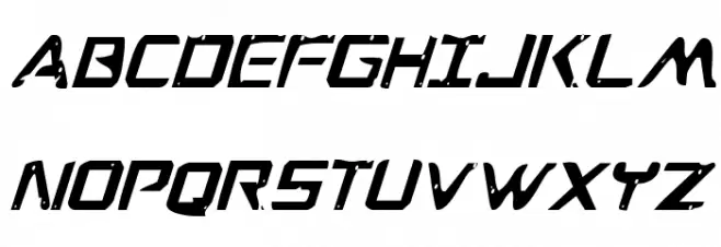 War Eagle Condensed Italic Fuentes MAYÚSCULAS
