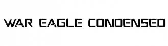 War Eagle Condensed  नि: शुल्क फ़ॉन्ट्स डाउनलोड