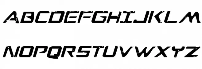 War Eagle Italic フォント 大文字