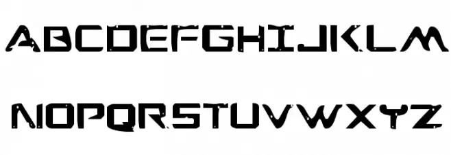 War Eagle Schriftart Groß