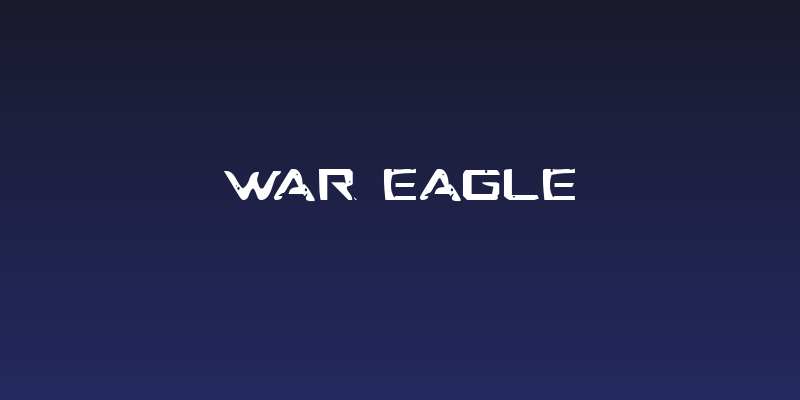 War Eagle Social Header