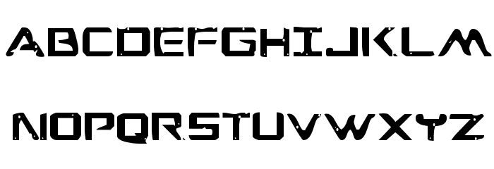 War Eagle Font LOWERCASE