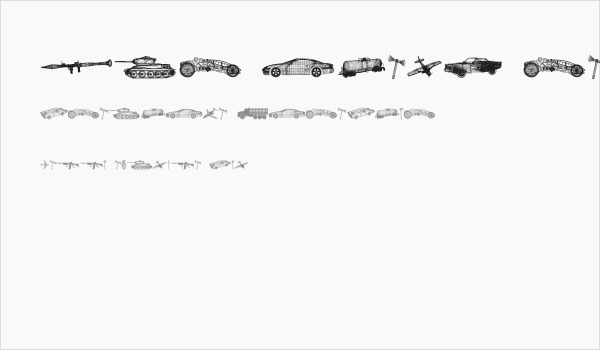 War Items Regular Business Card