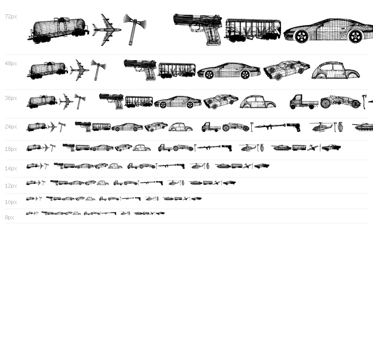 War Items Regular Waterfall