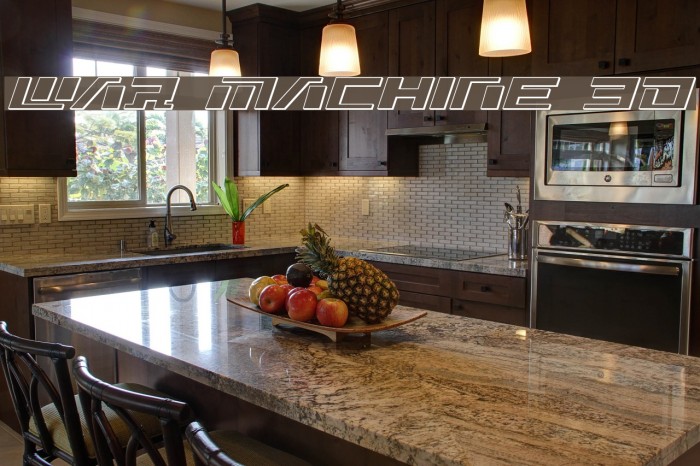 War Machine 3D Font examples