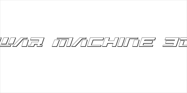 War Machine 3D Logo
