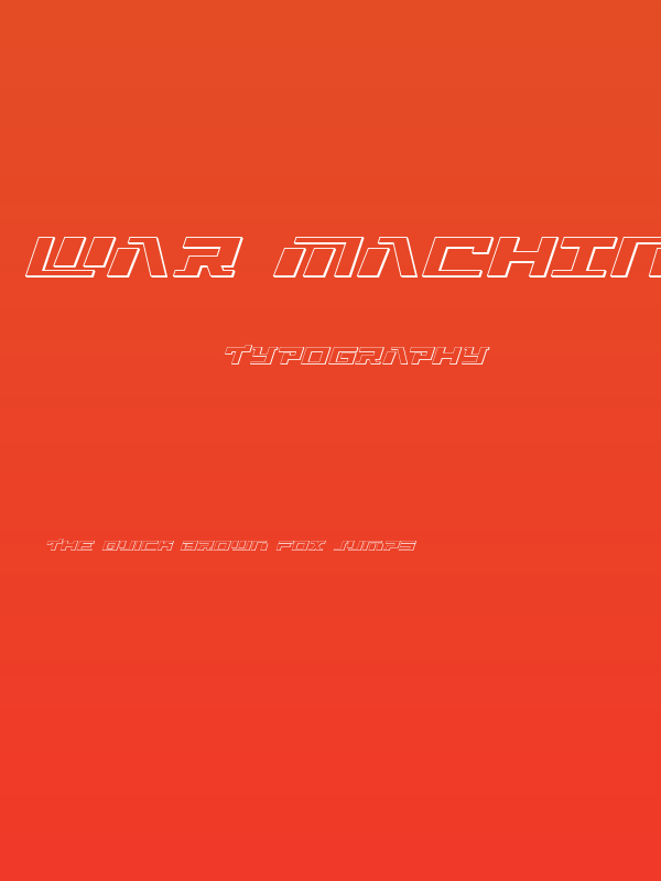 War Machine 3D Poster