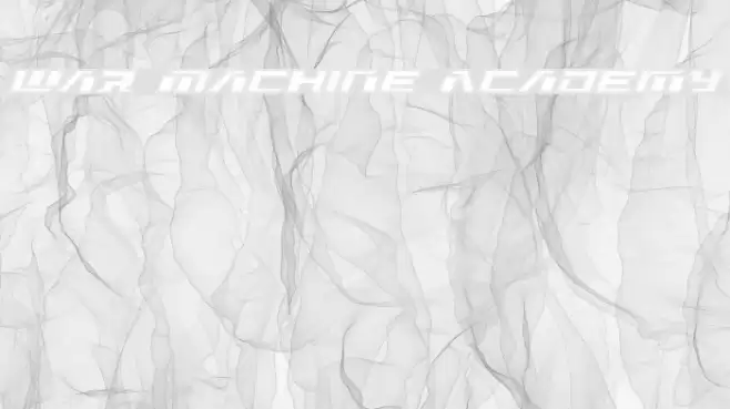 War Machine Academy Font examples