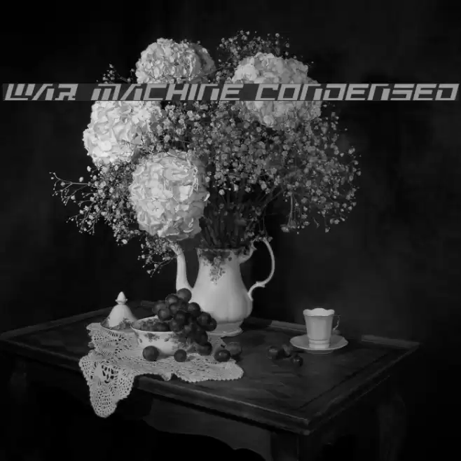 War Machine Condensed Font examples