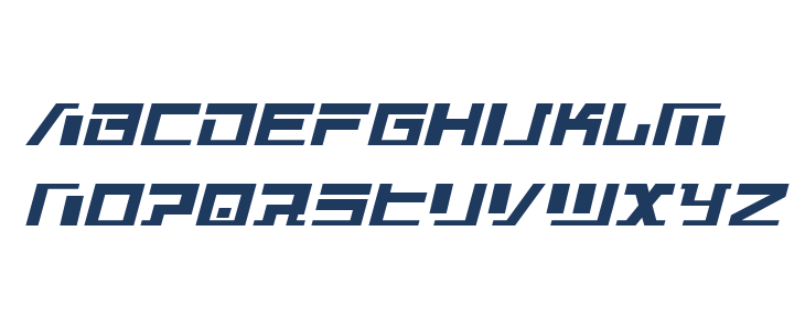 War Machine Condensed Lowercase