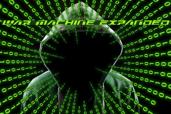 War Machine Expanded Font examples