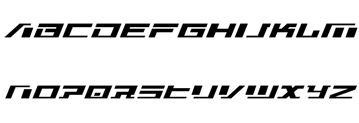 War Machine Expanded Font LOWERCASE