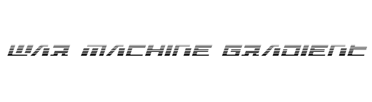 War Machine Gradient  नि: शुल्क फ़ॉन्ट्स डाउनलोड