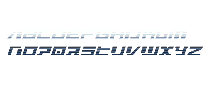 War Machine Gradient Lowercase