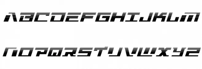 War Machine Halftone Schriftart Groß