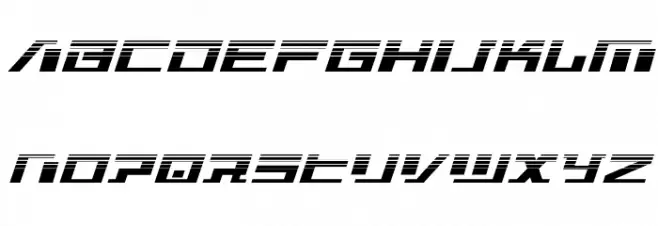 War Machine Halftone Schriftart Kleinbuchstaben