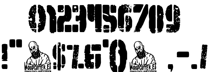 War Machine Stencil Caratteri ALTRI CARATTERI