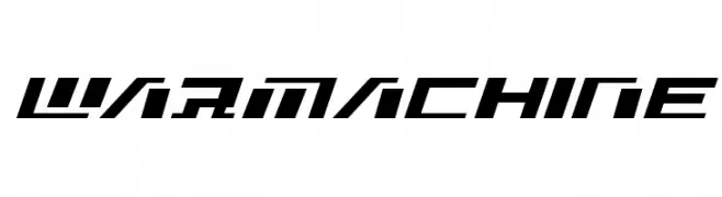 War Machine  フリーフォントのダウンロード