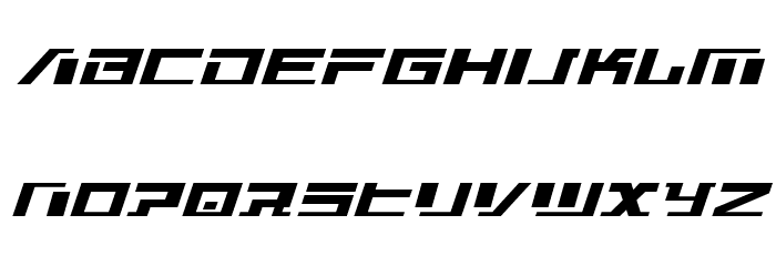 War Machine Font LOWERCASE