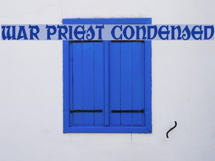 War Priest Condensed Example 3