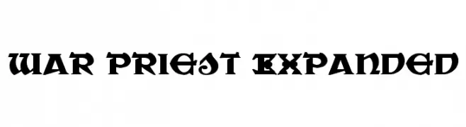 War Priest Expanded  Frei Schriftart Herunterladen