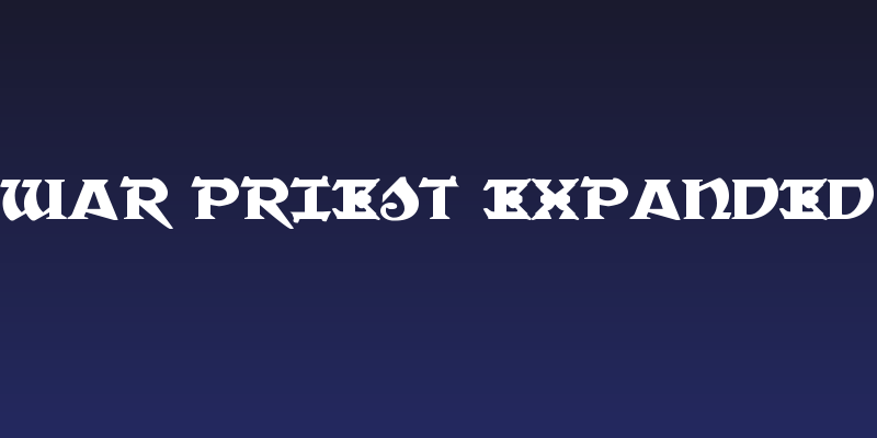War Priest Expanded Social Header