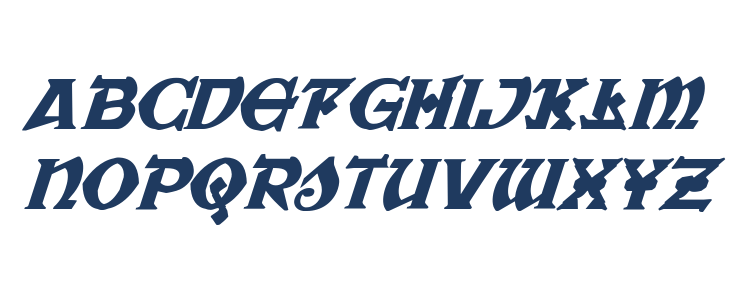 War Priest Italic Lowercase