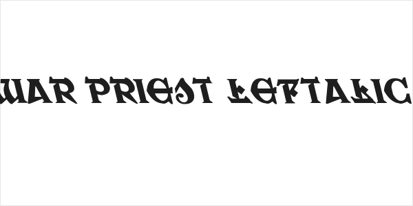 War Priest Leftalic Logo