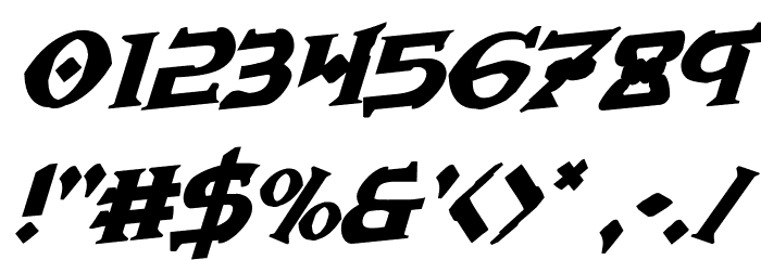 War Priest Rotalic Font OTHER CHARS