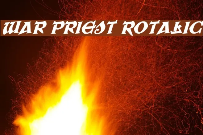 War Priest Rotalic Example 2
