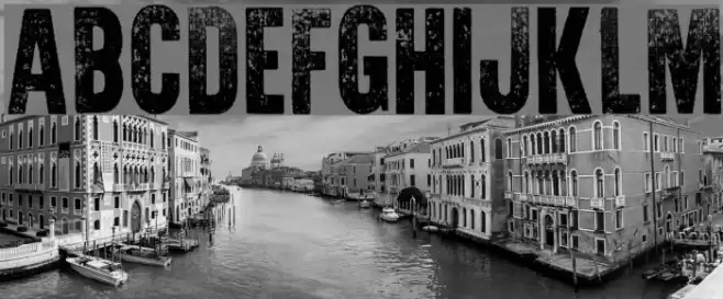 War is Over Font examples