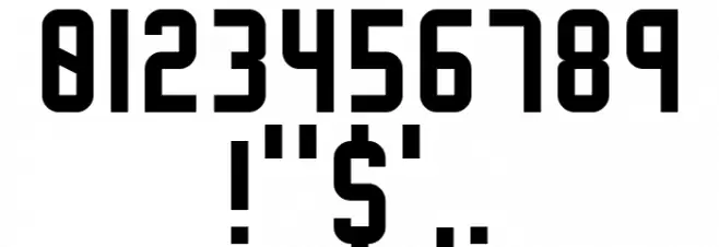 War of 1930 Regular Font OTHER CHARS