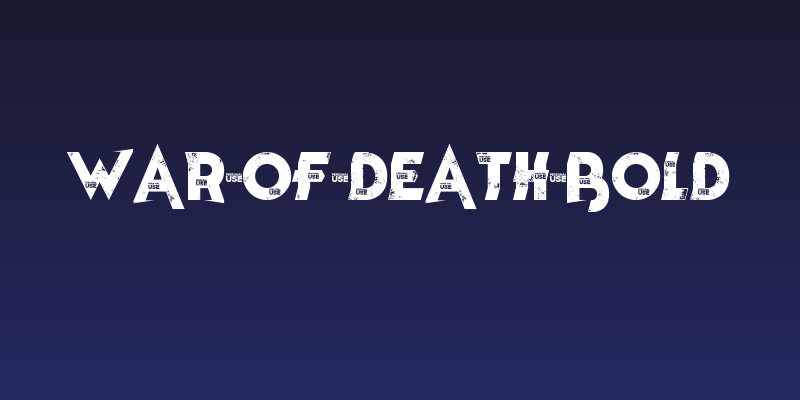 War of Death Bold Social Header