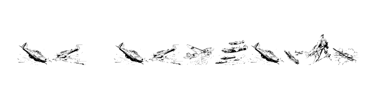 WarIIWarplanes  Frei Schriftart Herunterladen