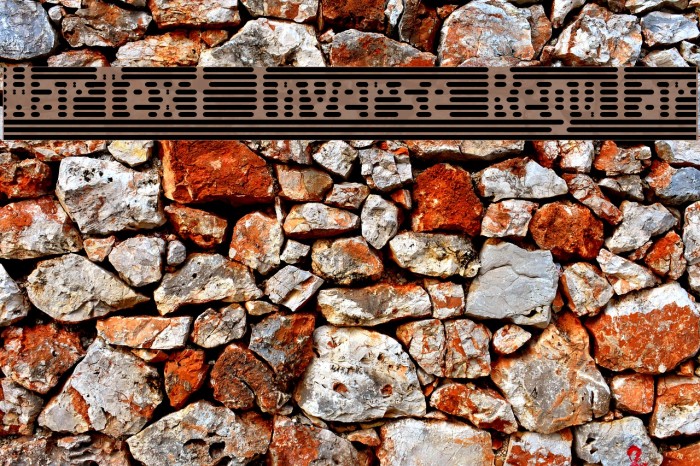 WarText Inverse Regular Font examples