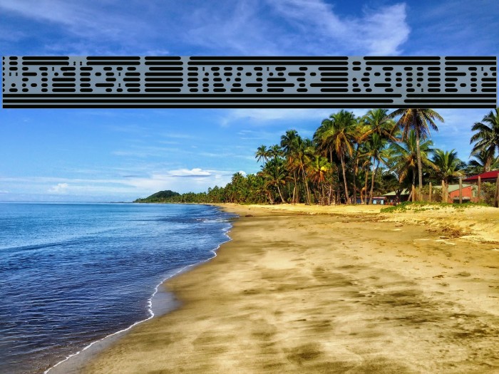 WarText Inverse Regular Font examples