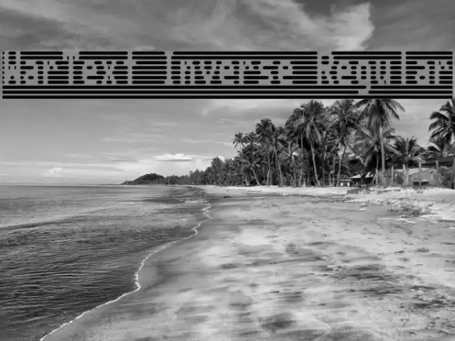 WarText Inverse Regular Font examples