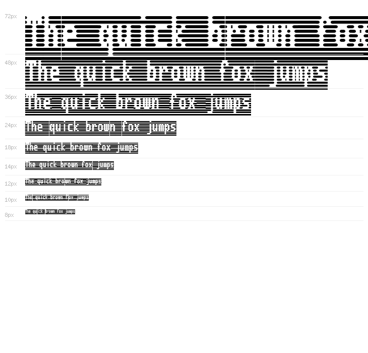 WarText Inverse Regular Waterfall