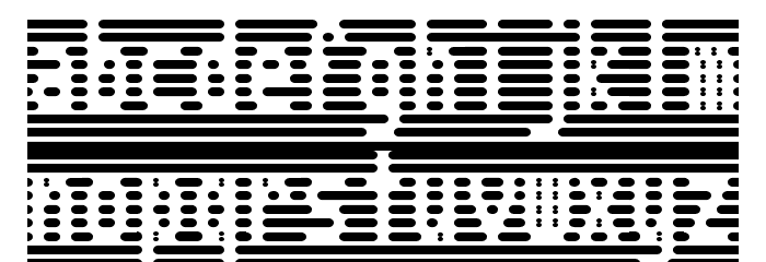 WarText Inverse Regular Font LOWERCASE